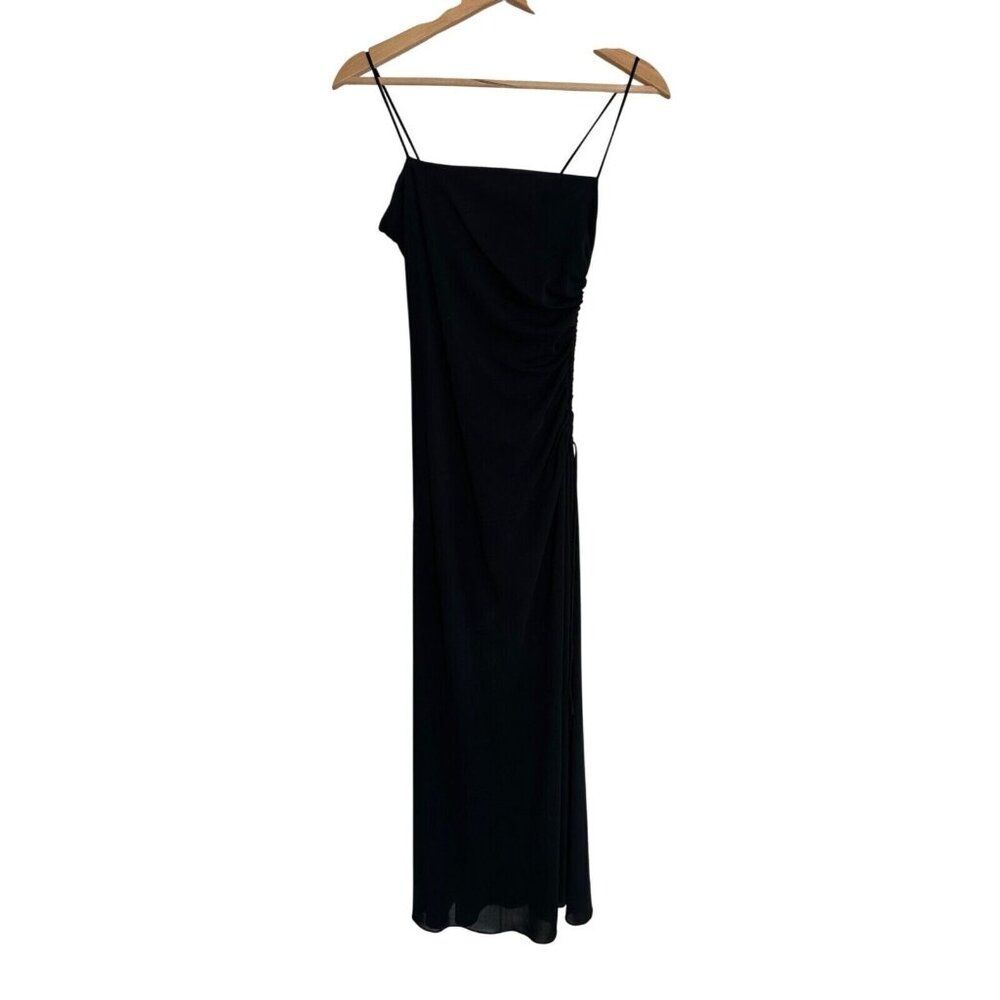 VTG Laundry by Shelli Segal Black Maxi Dress Women's Size 6 Vamp Whimsigoth